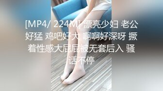 [MP4/ 224M] 漂亮少妇 老公好猛 鸡吧好大 啊啊好深呀 撅着性感大屁屁被无套后入 骚话不停