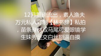 ❤️12月重磅流出，素人渔夫万元私人订制【林书辞】私拍，苗条身材双马尾可爱眼镜学生妹秀足交白丝掰逼自摸