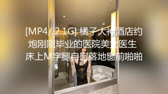 [MP4/ 2.1G] 橘子大神酒店约炮刚刚毕业的医院美女医生 床上M字腿自慰落地窗前啪啪