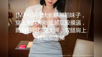 [MP4]深夜大长腿舞蹈妹子，穿上黑丝撕裆翘起屁股摸逼，蹲着特写口交大屌，双腿肩上扛抽插猛操