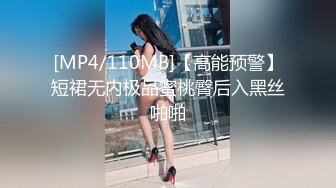 [MP4/110MB]【高能预警】短裙无内极品蜜桃臀后入黑丝啪啪