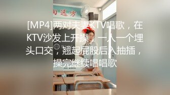 [MP4]两对夫妻KTV唱歌，在KTV沙发上开操，一人一个埋头口交，翘起屁股后入抽插，操完继续唱唱歌